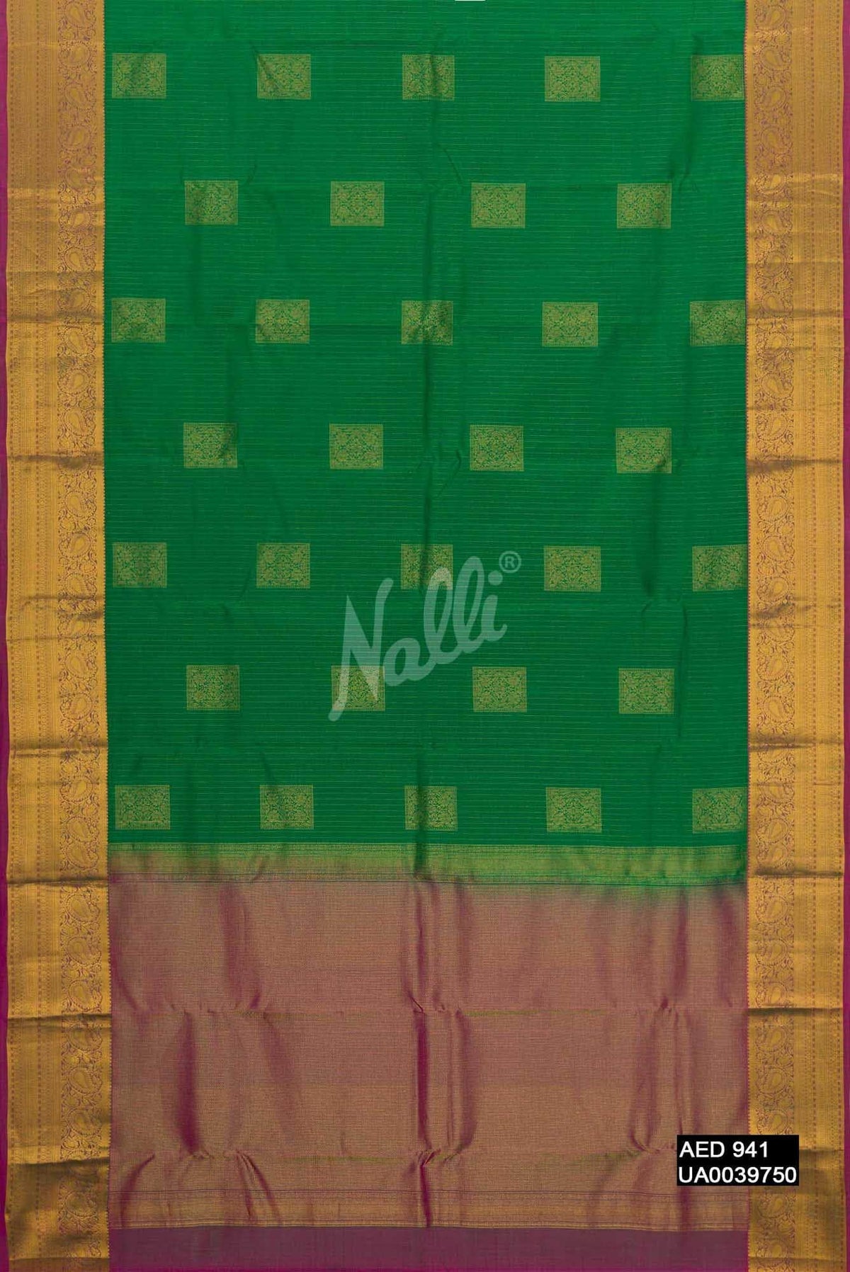 Green Kanchipuram Silk Saree