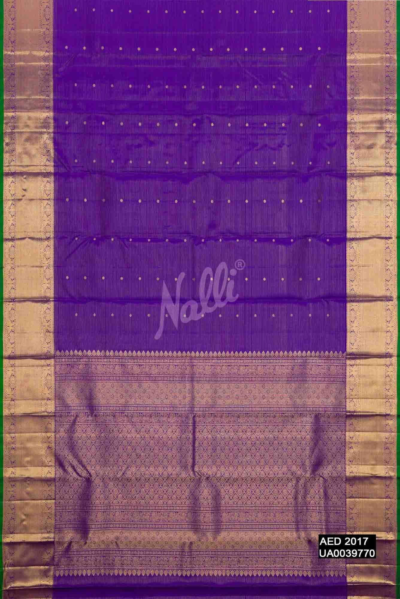 Royal Blue Kanchipuram Silk Saree