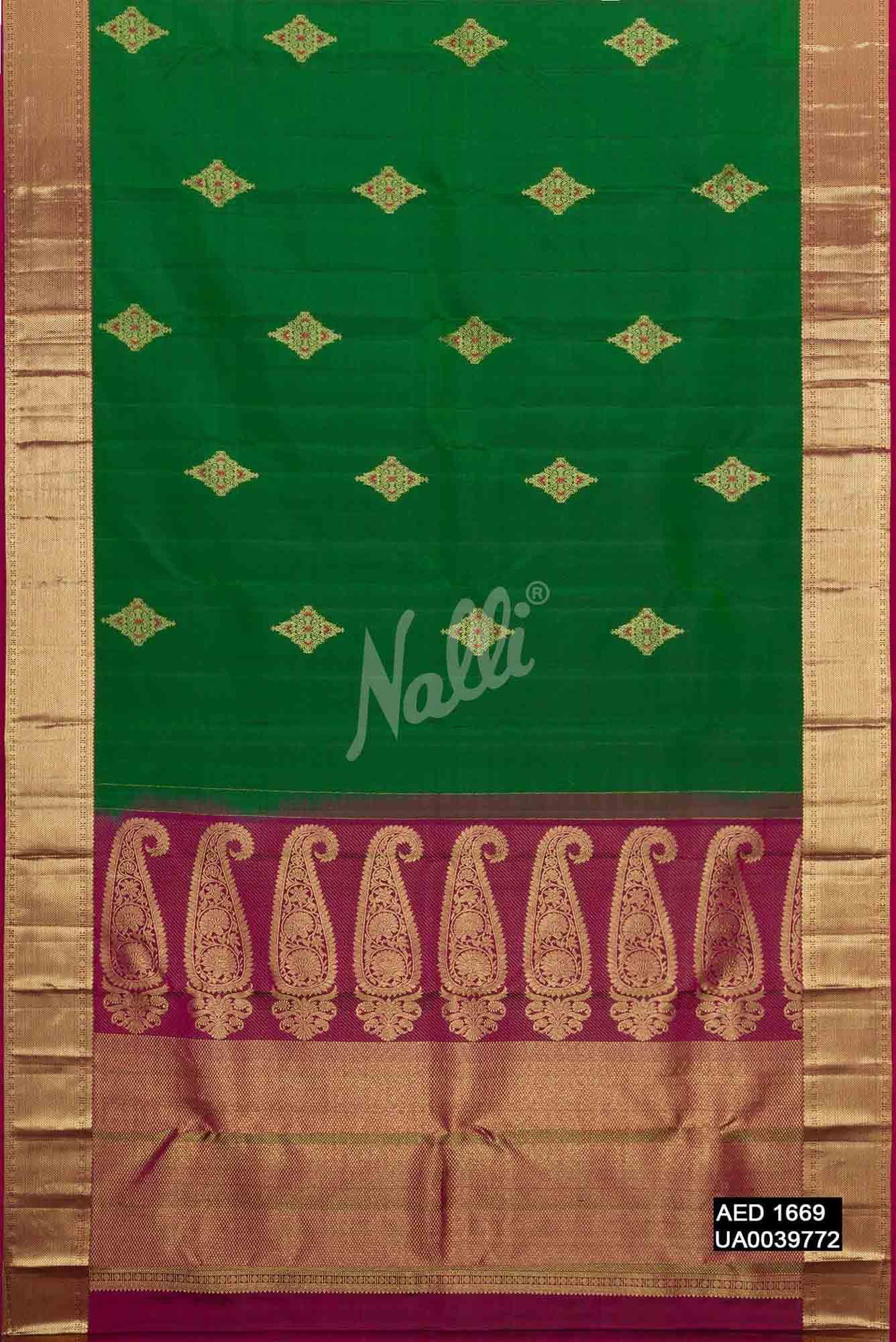 Green Kanchipuram Silk Saree