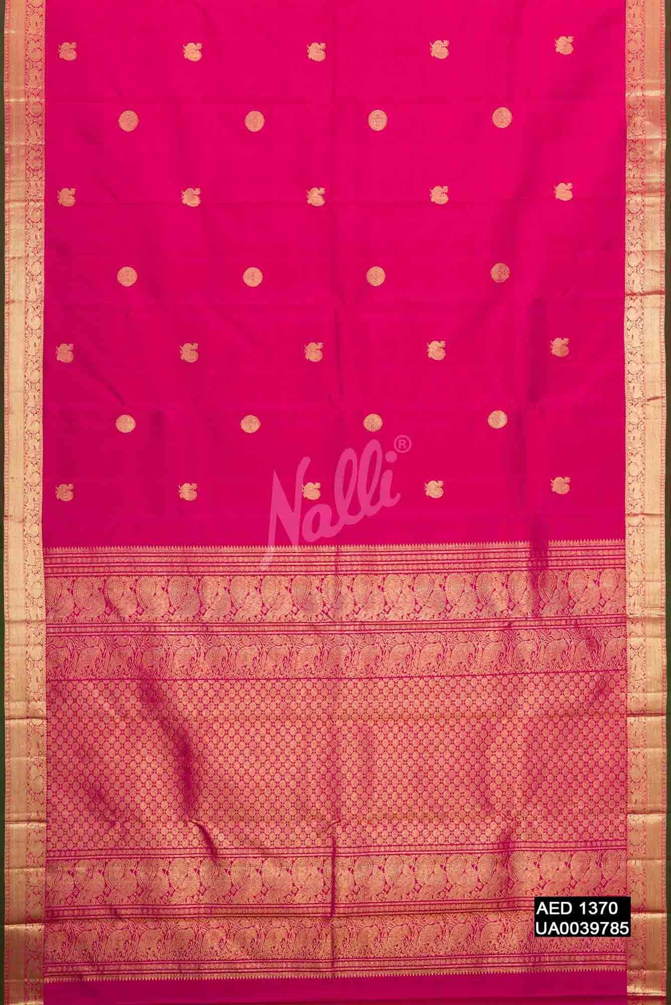 Pink Kanchipuram Silk Saree