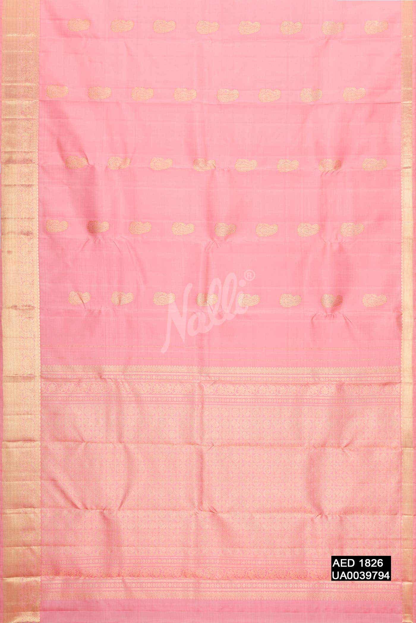 Pink Kanchipuram Silk Saree