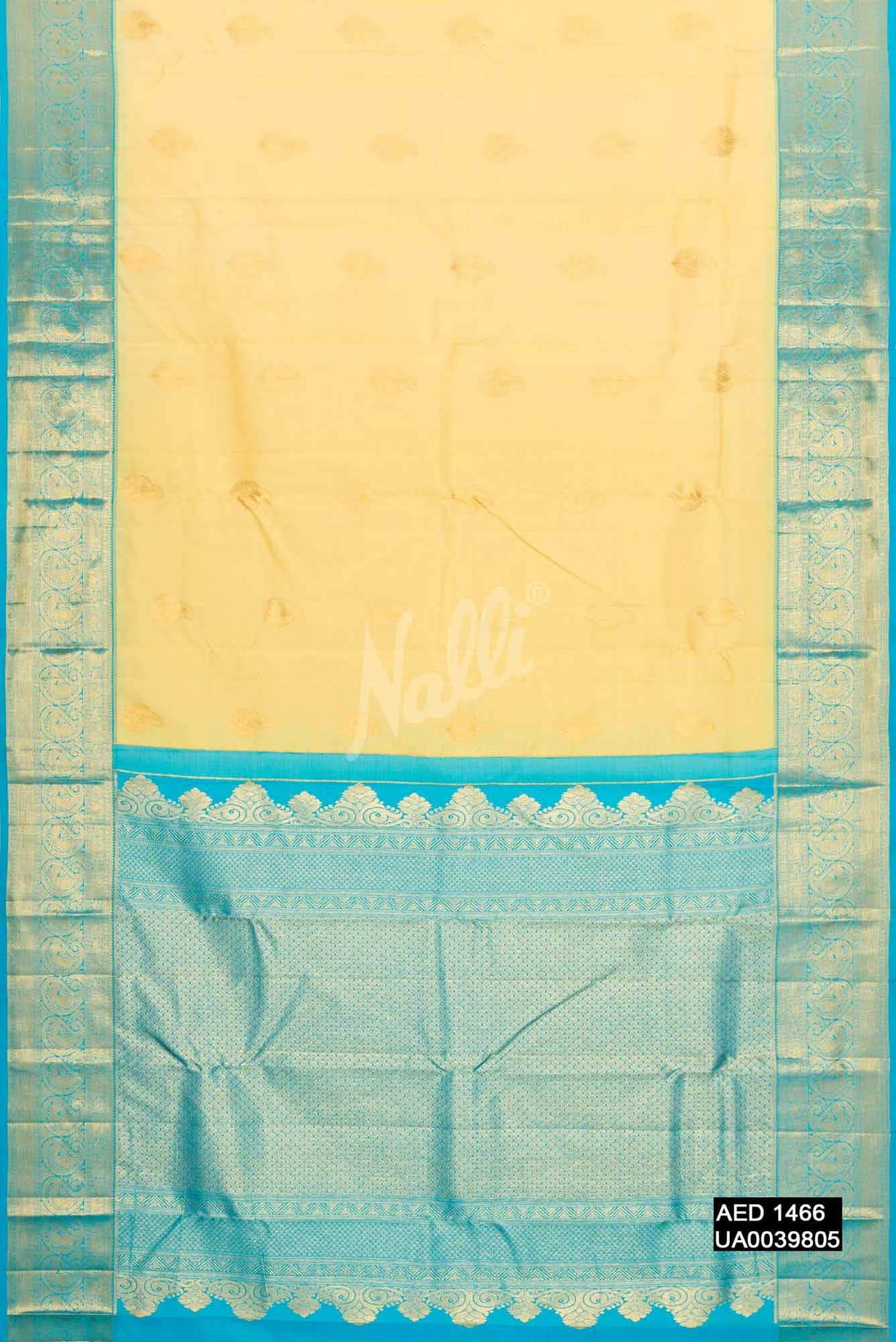 Sandal Kanchipuram Silk Saree