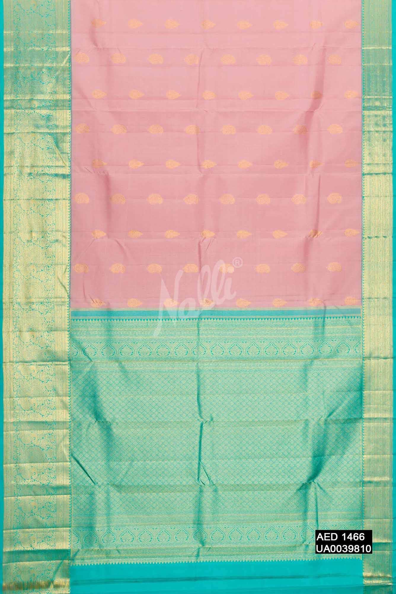 Pink Kanchipuram Silk Saree