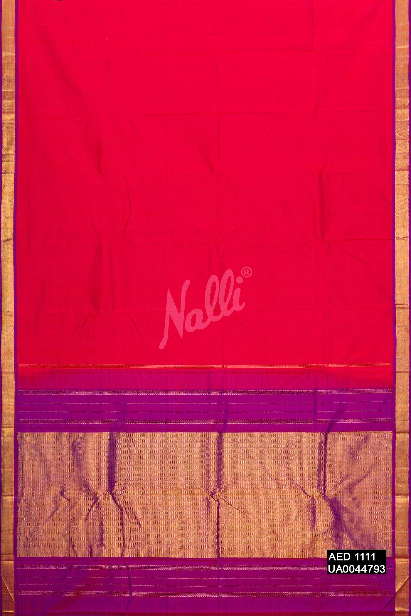 Red Kanchipuram Silk Saree