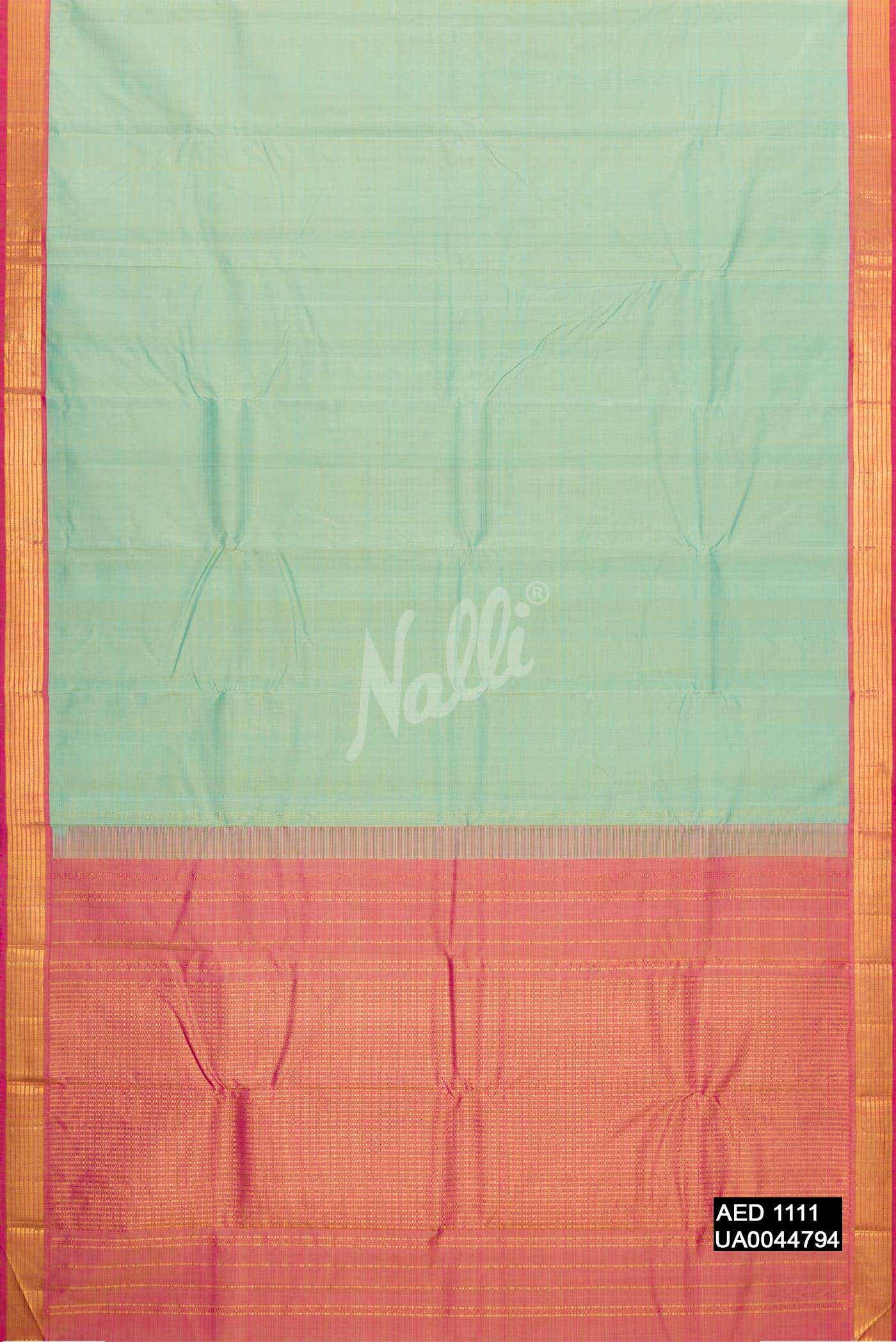 Blue Kanchipuram Silk Saree