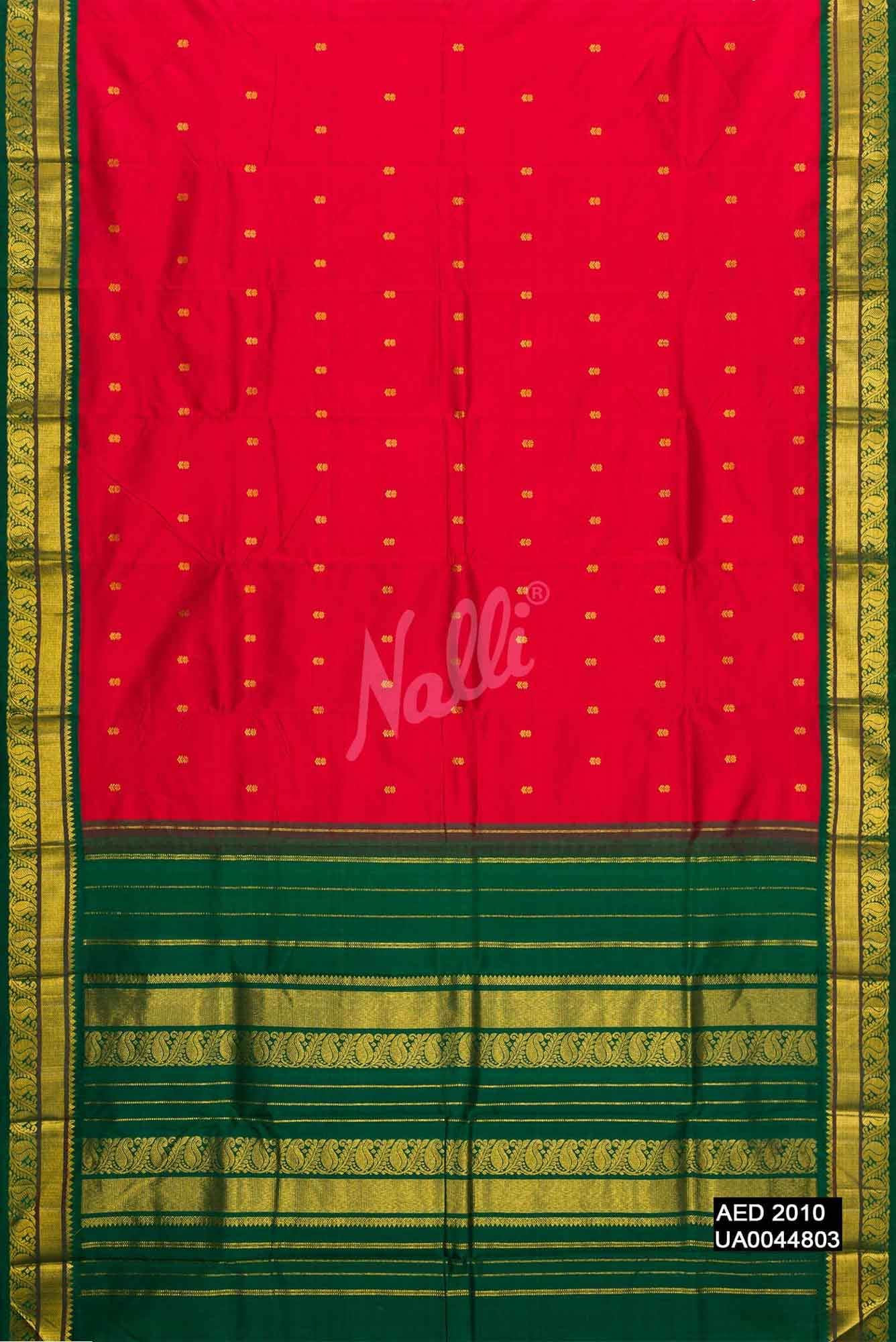 Red Kanchipuram Silk Saree
