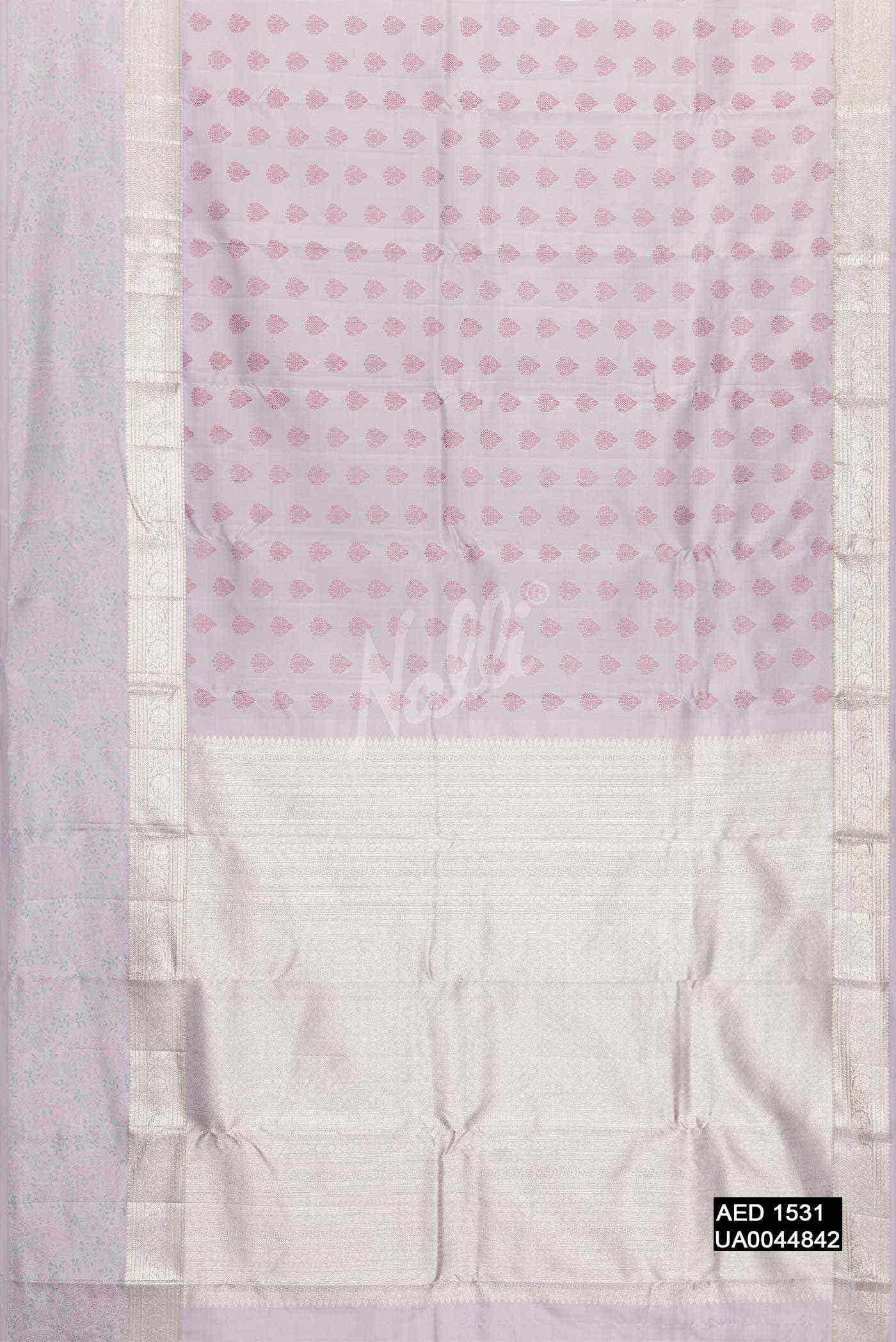 Lavender Kanchipuram Silk Saree