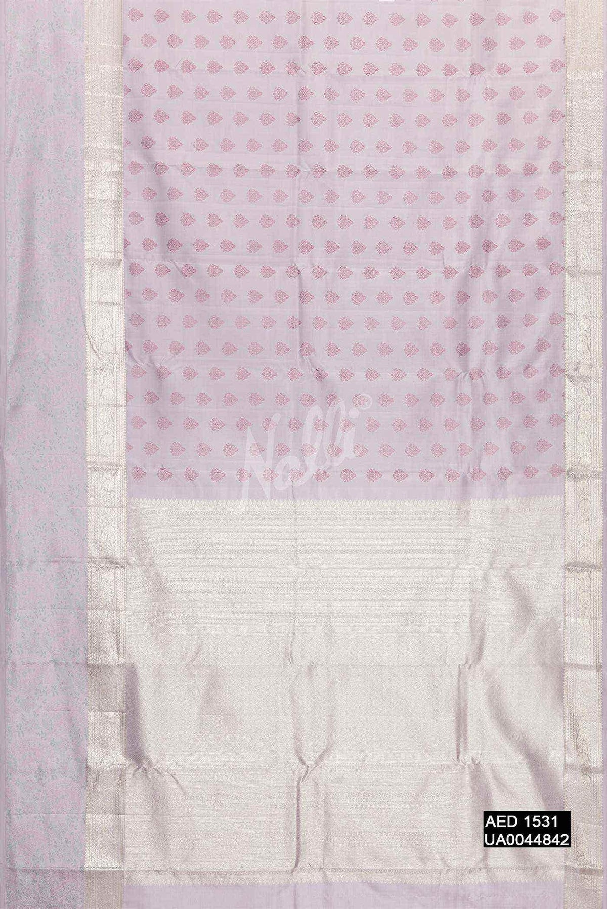 Lavender Kanchipuram Silk Saree