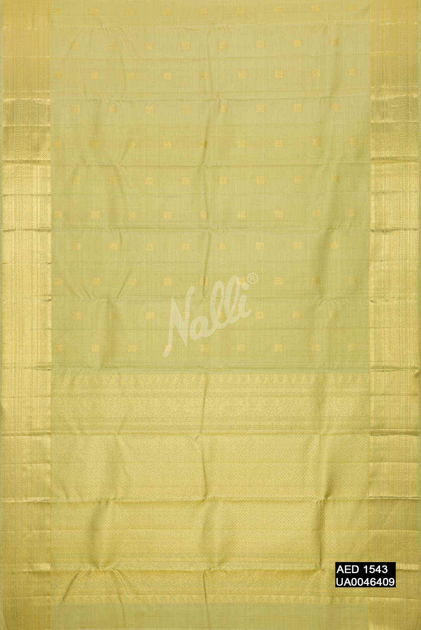 Pista Green Kanchipuram Silk Saree