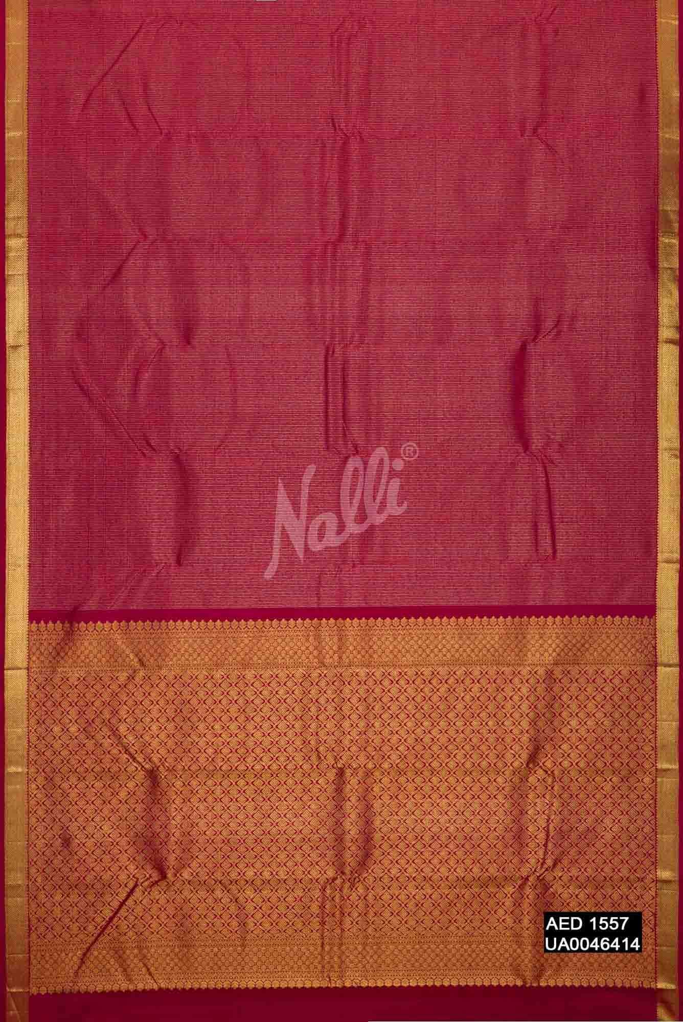 Magenta Kanchipuram Silk Saree