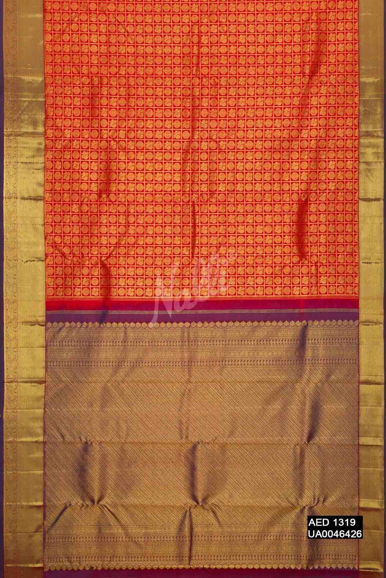 Red Kanchipuram Silk Saree