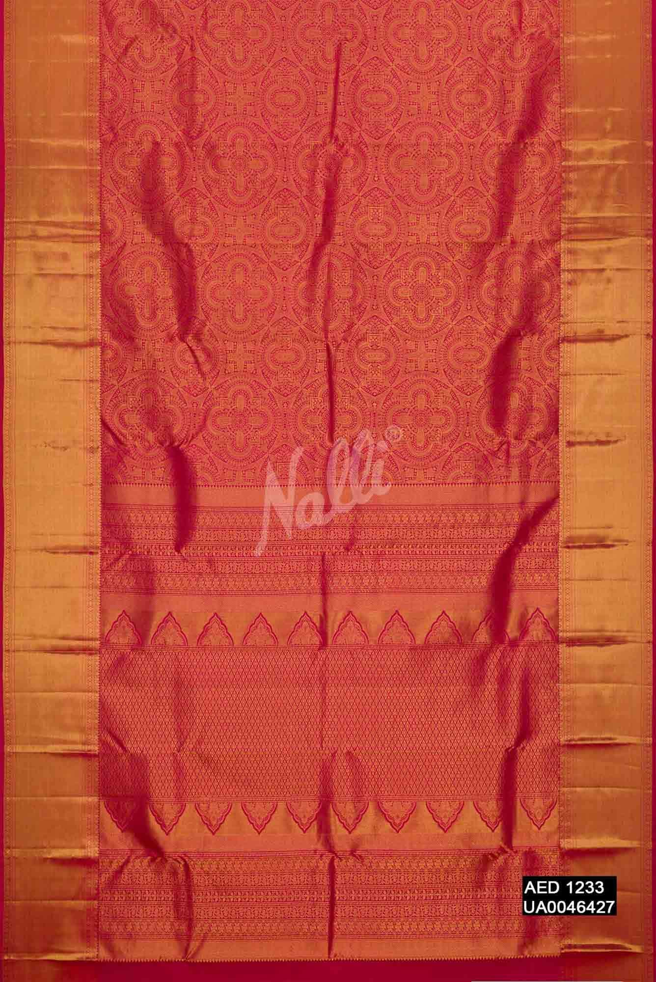 Pink Kanchipuram Silk Saree