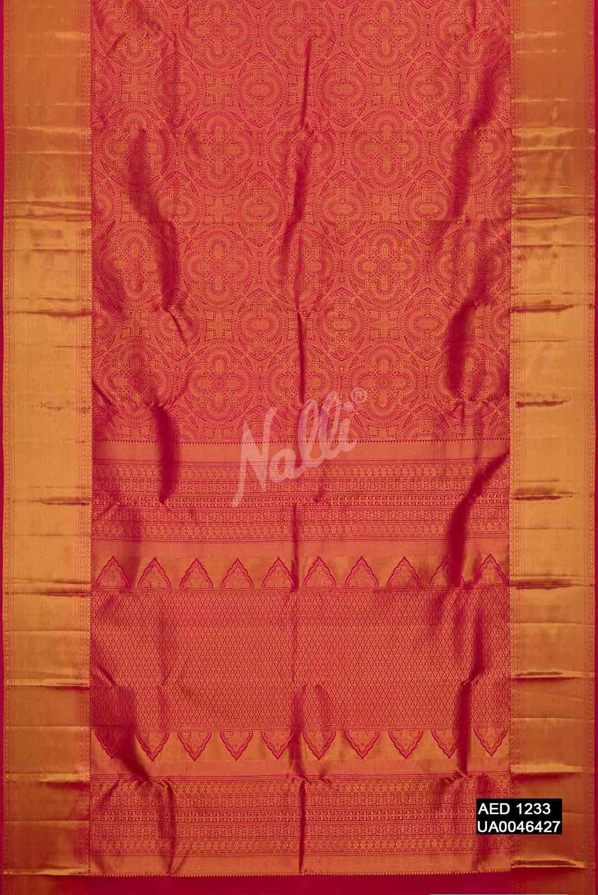 Pink Kanchipuram Silk Saree