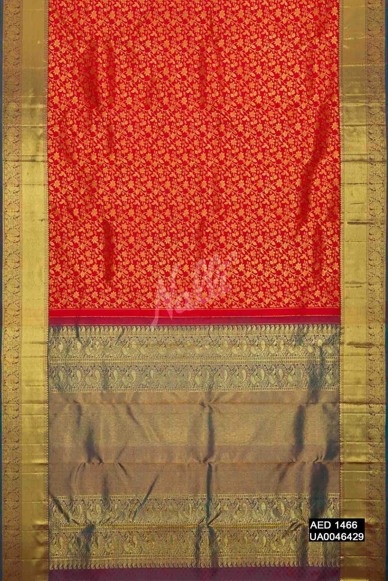 Red Kanchipuram Silk Saree