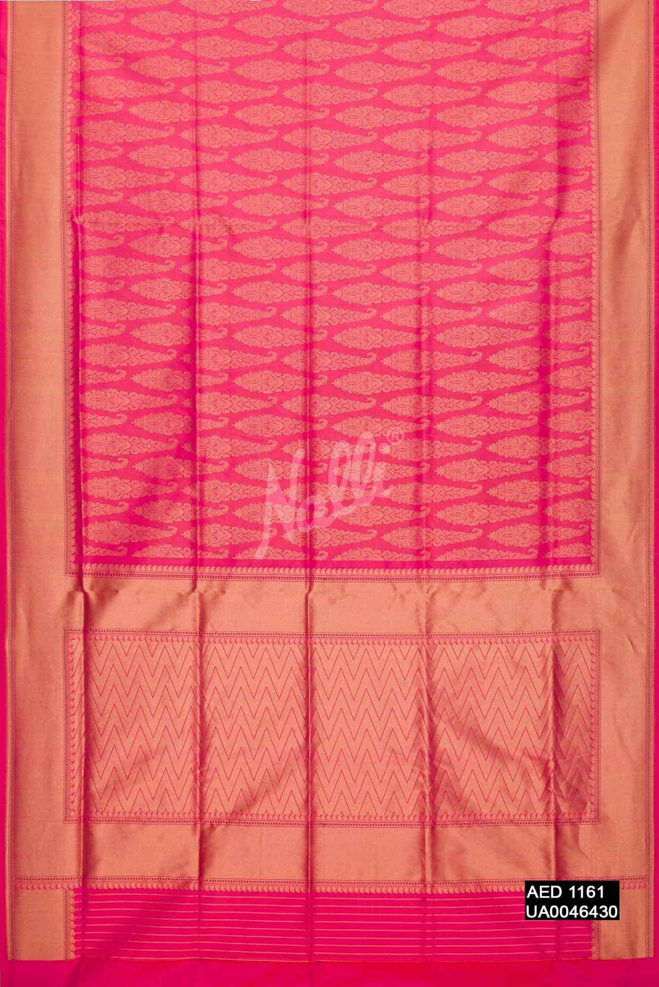 Pink Banarasi Silk Saree