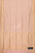 Golden Peach Banarasi Silk Saree