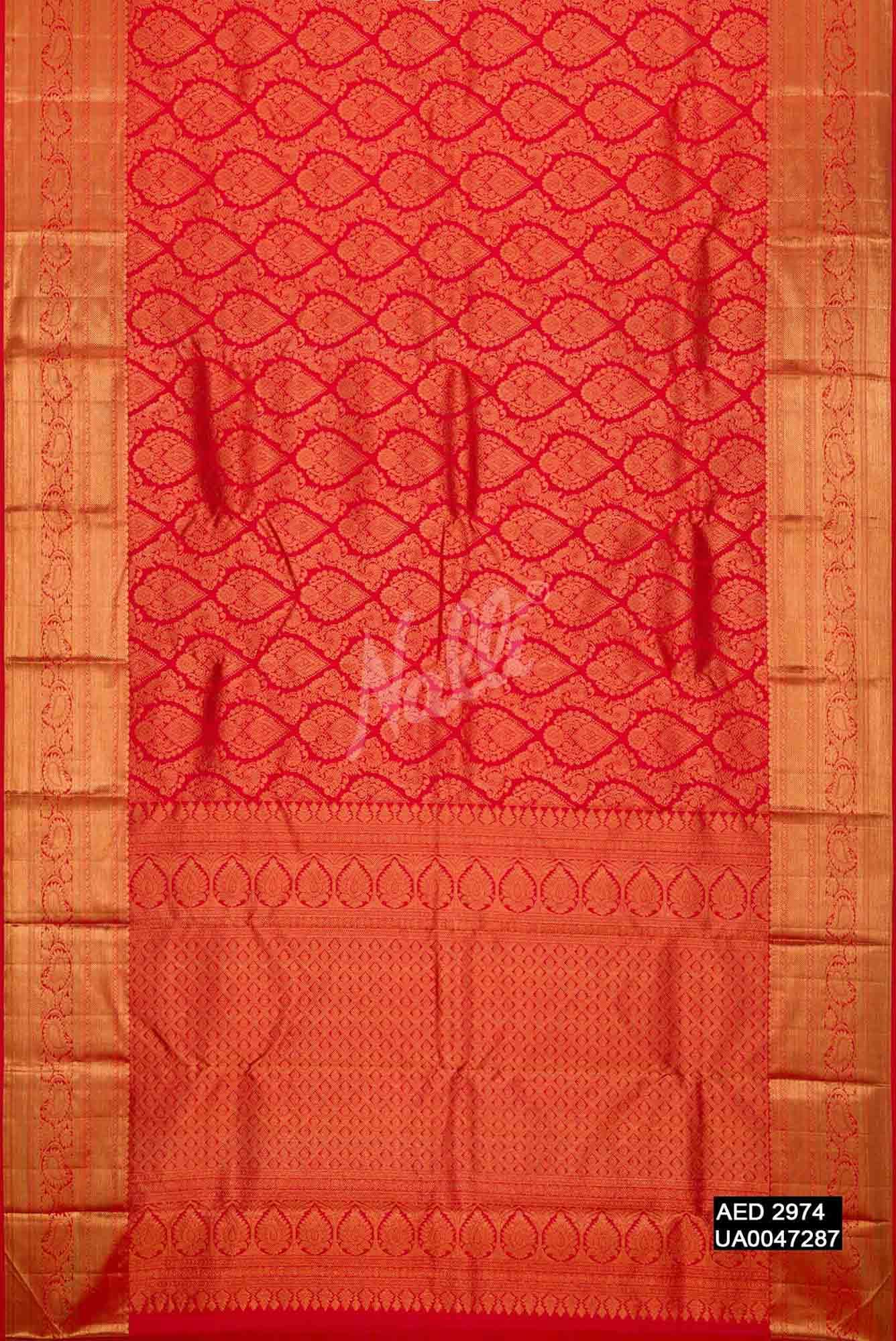 Red Kanchipuram Silk Saree