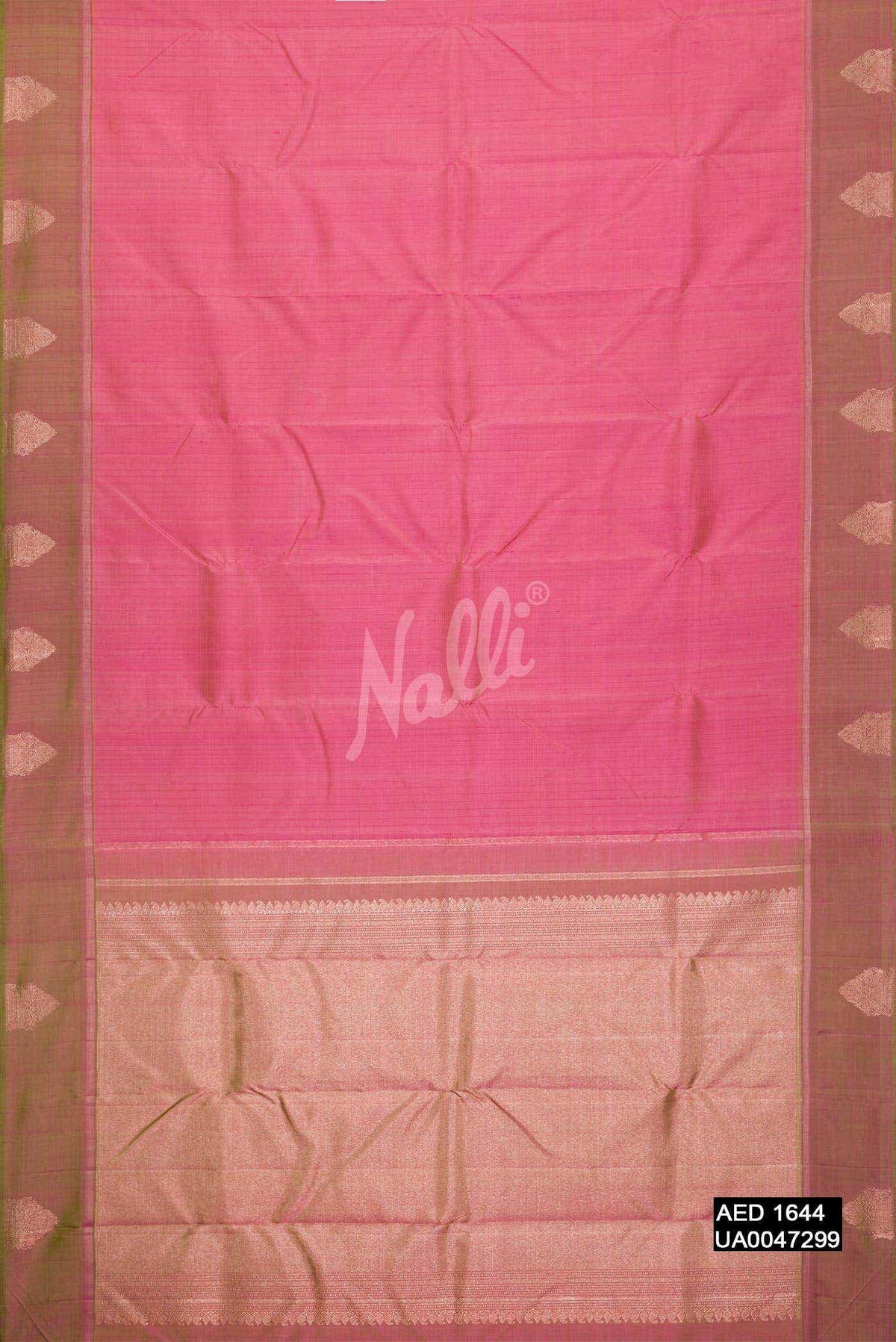 Pink Kanchipuram Silk Saree