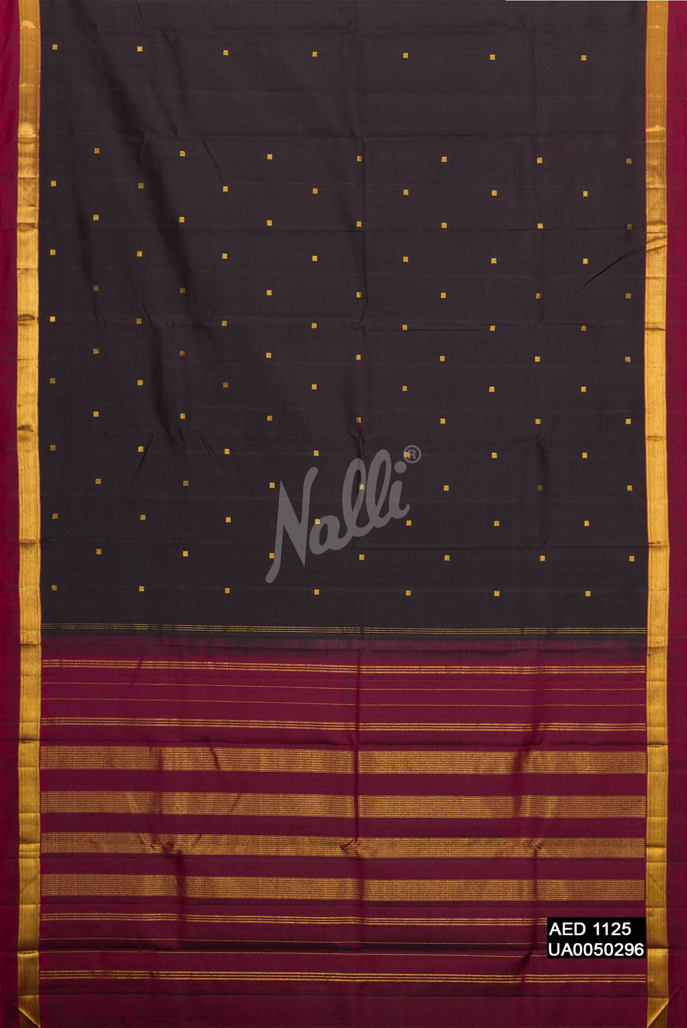 Coffee Brown Kanchipuram Silk Saree