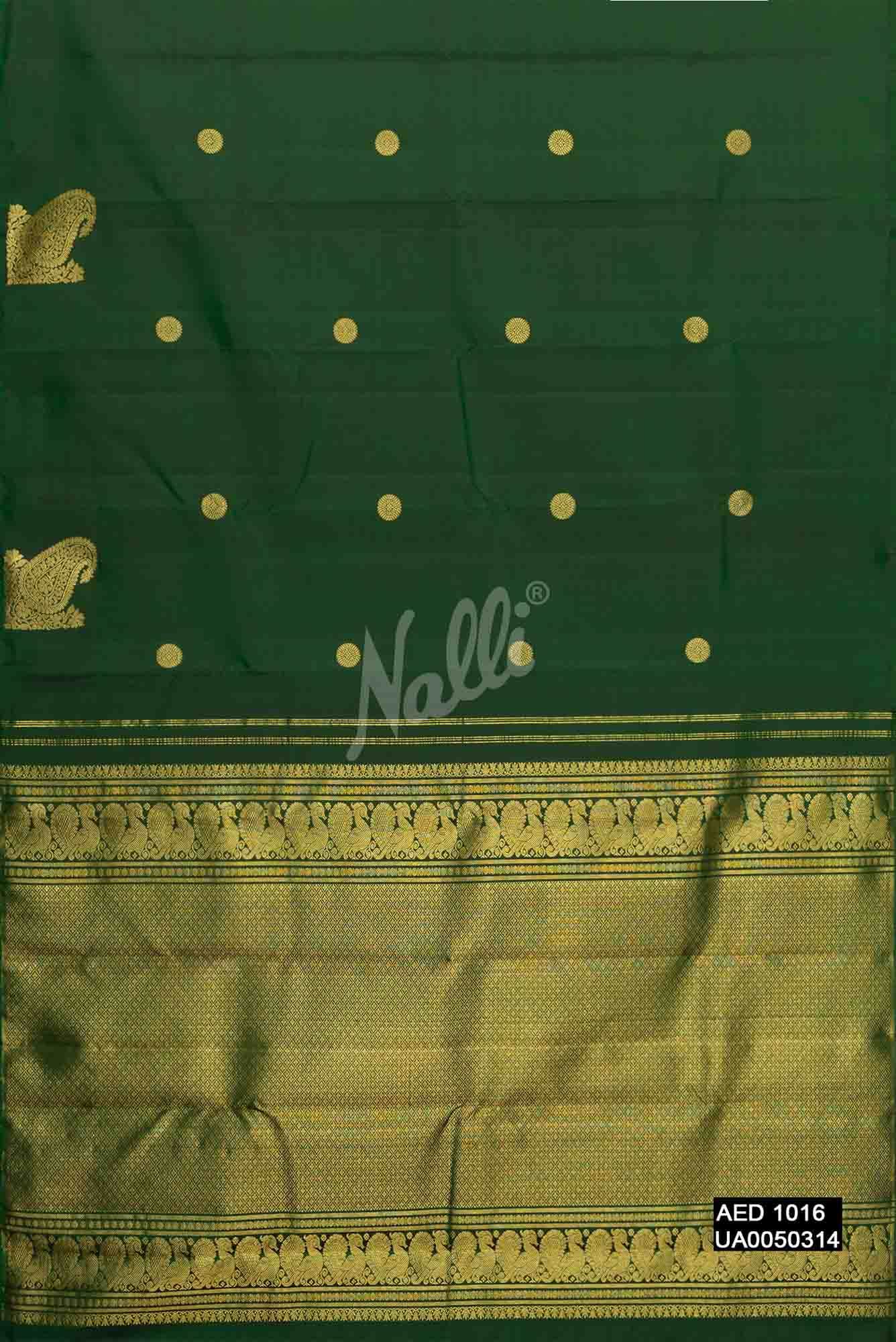 Green Kanchipuram Silk Saree