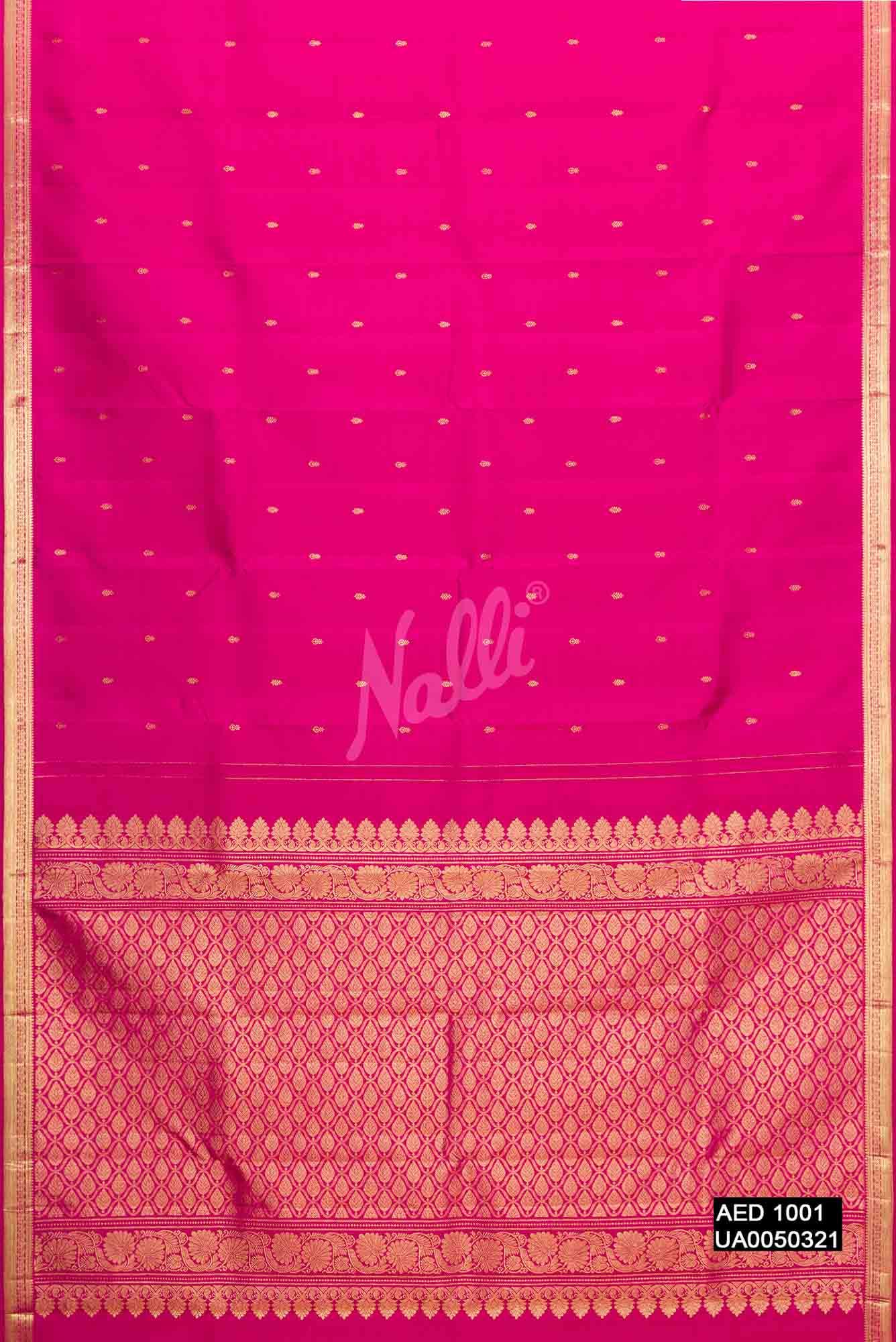 Pink Kanchipuram Silk Saree