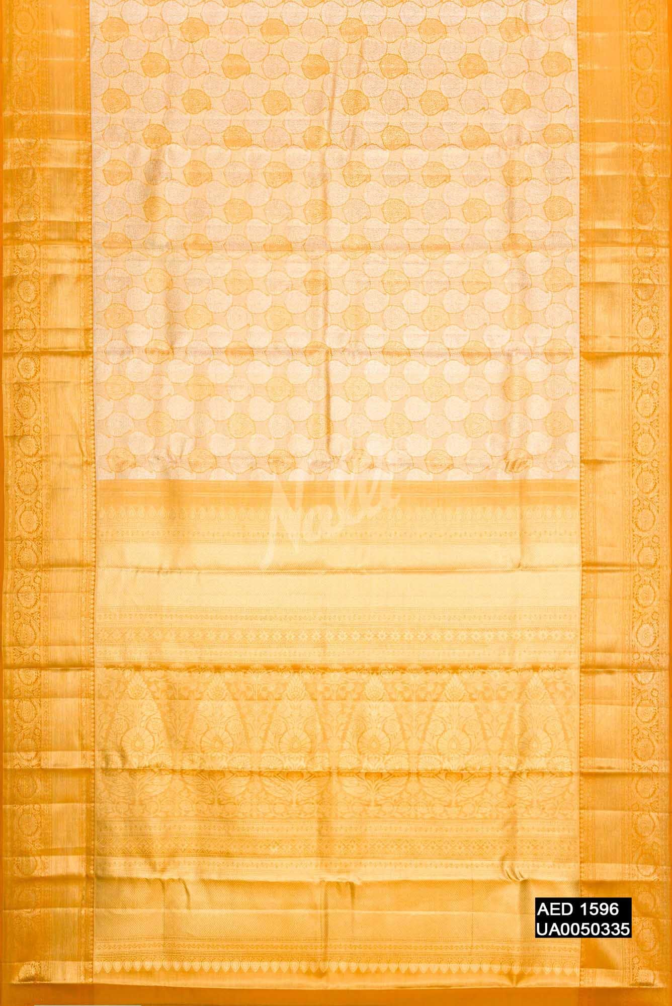 Gold Kanchipuram Tissue Silk Saree