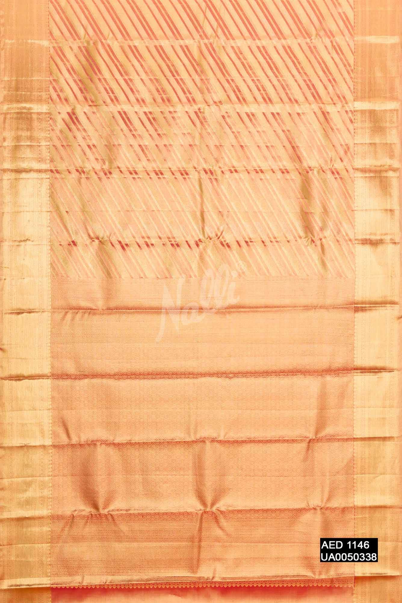 Pink Kanchipuram Tissue Silk Saree