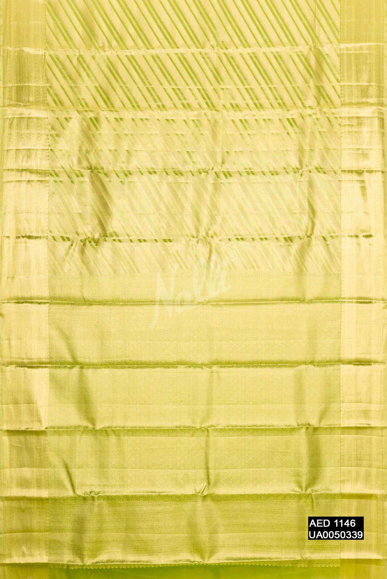 Green Kanchipuram Tissue Silk Saree