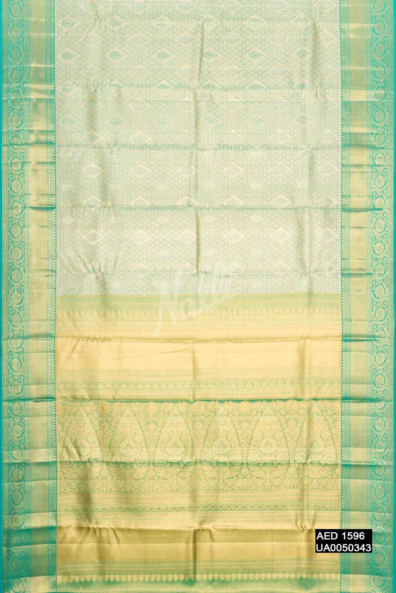 Green Kanchipuram Tissue Silk Saree