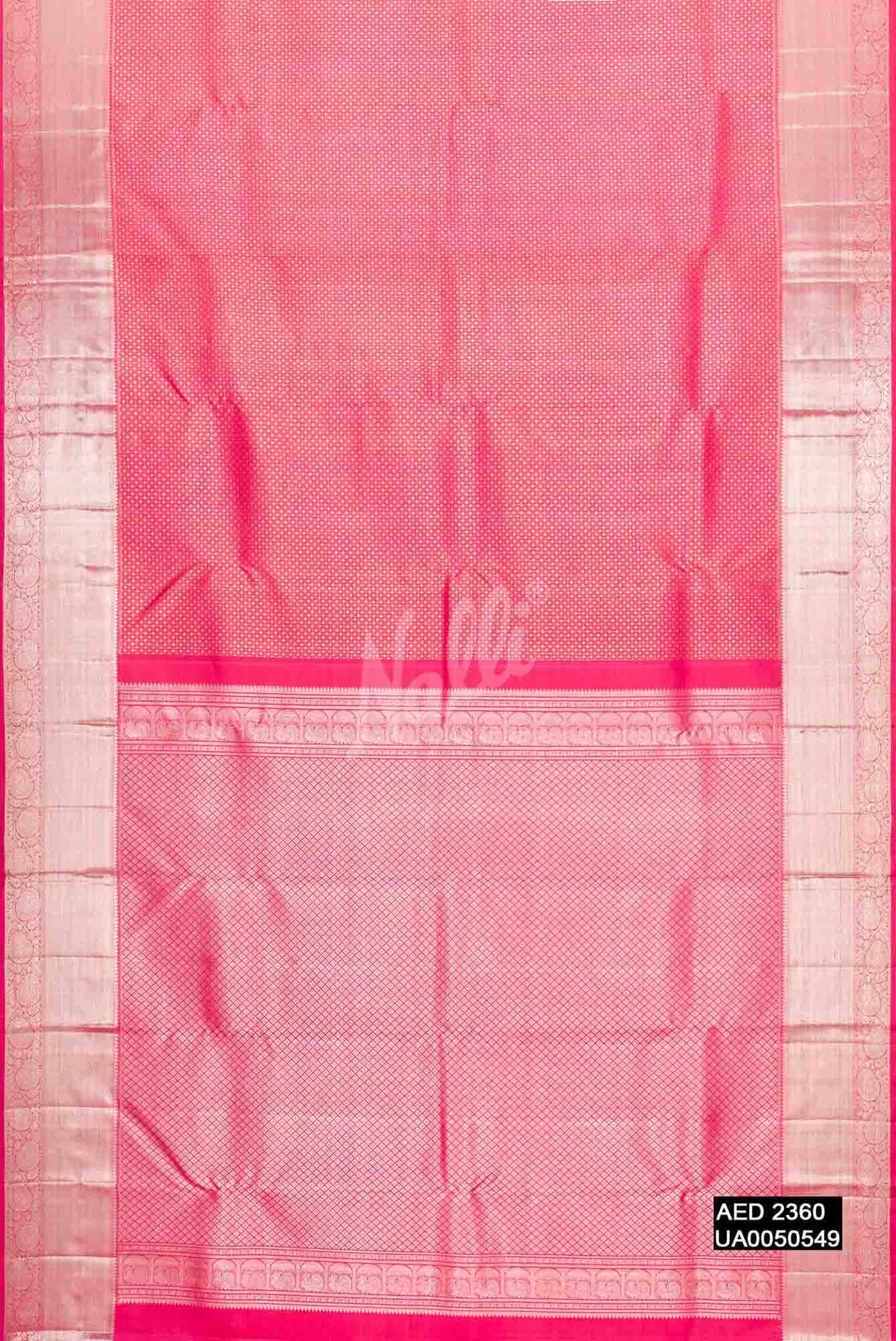 Pink Kanchipuram Silk Saree
