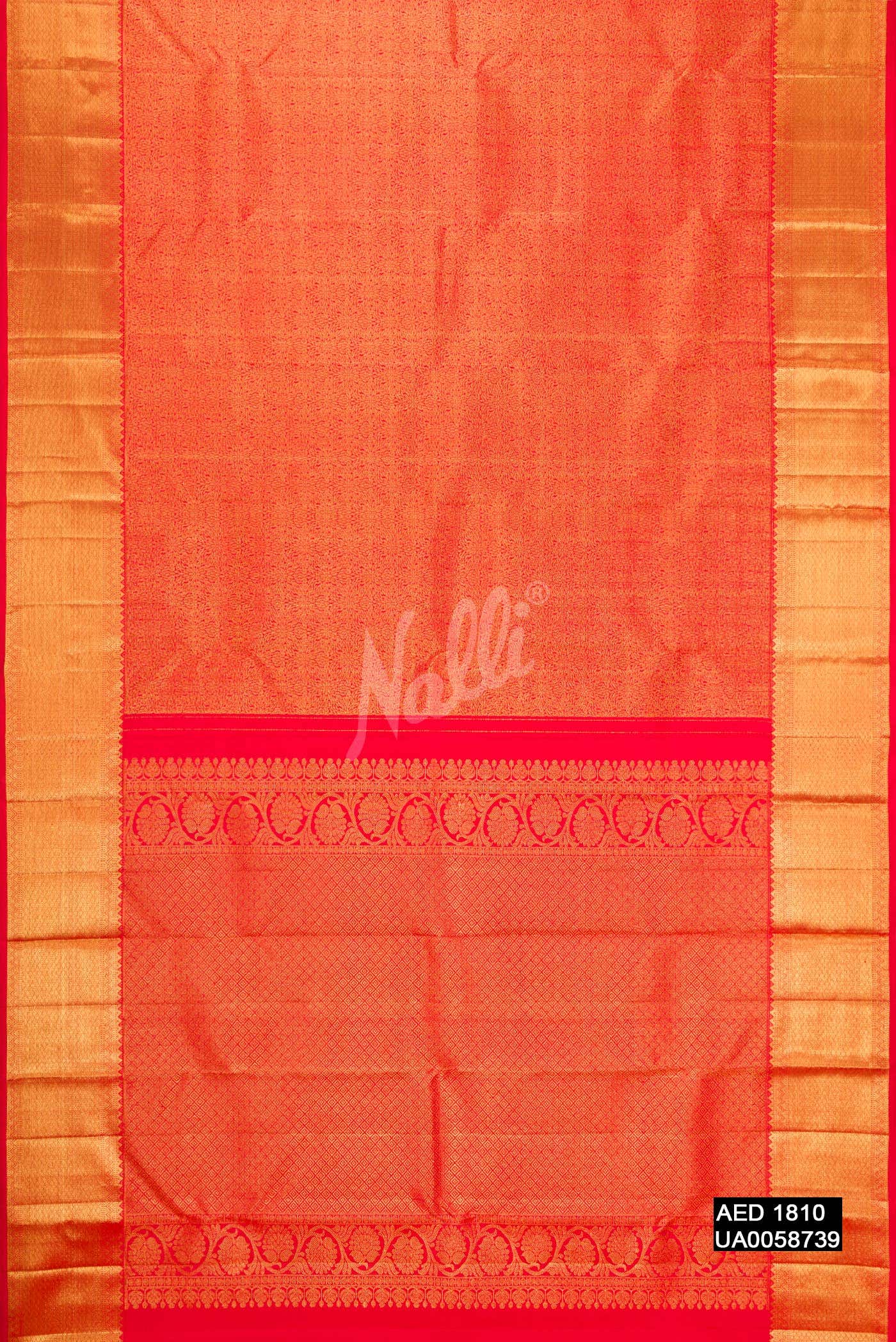 Red Kanchipuram Silk Saree