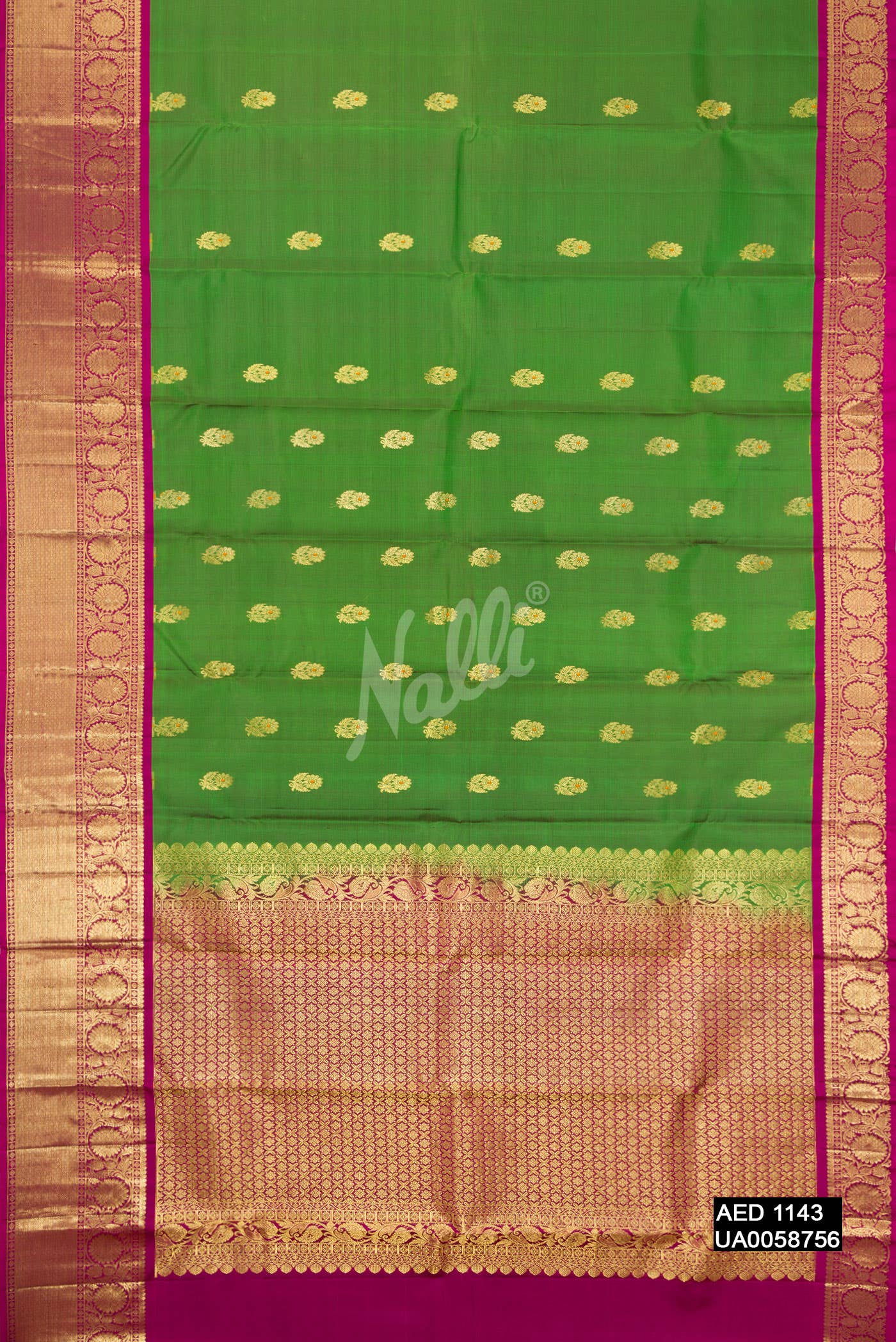 Green Kanchipuram Silk Saree