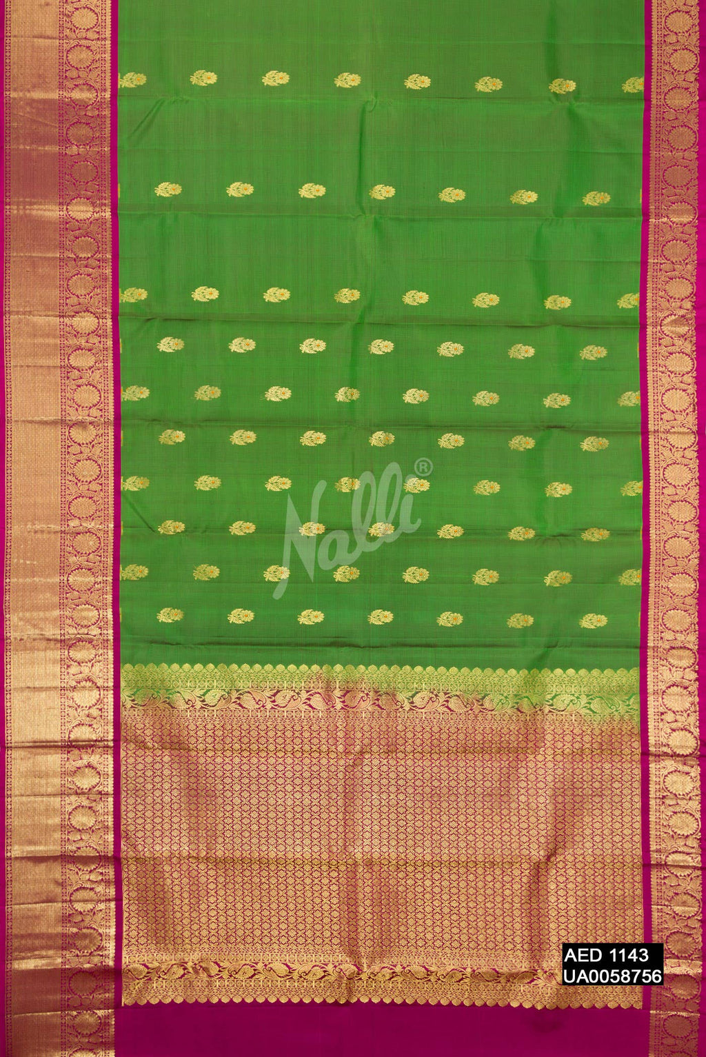 Green Kanchipuram Silk Saree