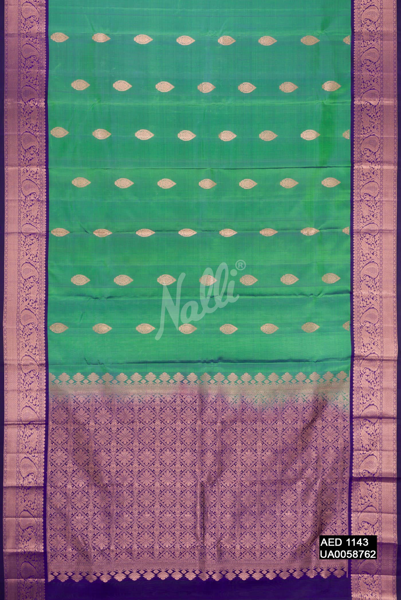 Green Kanchipuram Silk Saree