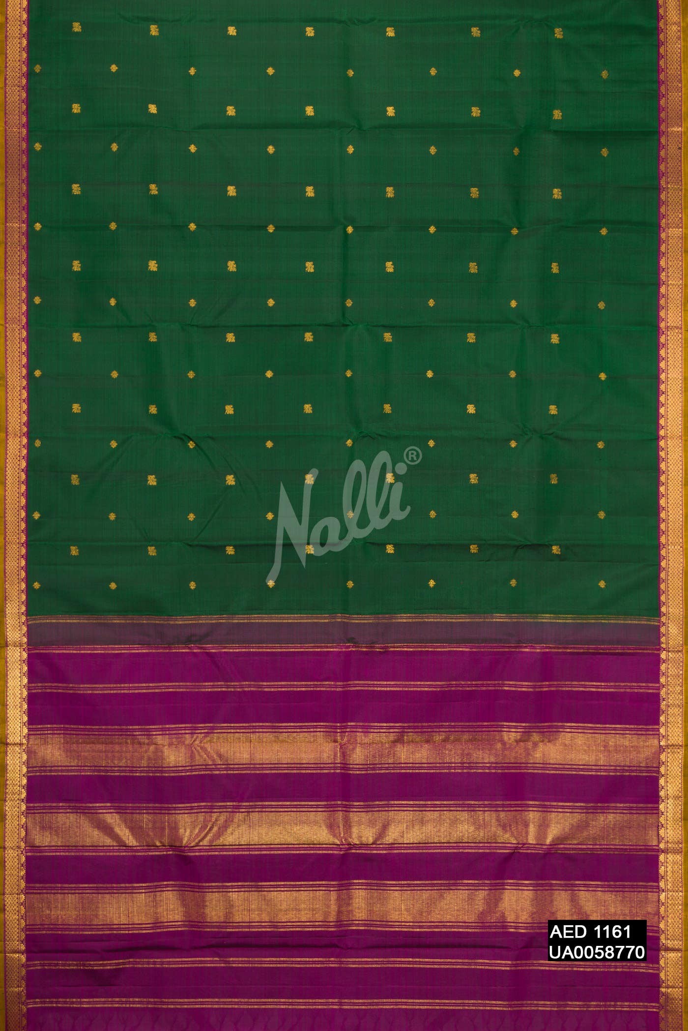 Green Kanchipuram Silk Saree