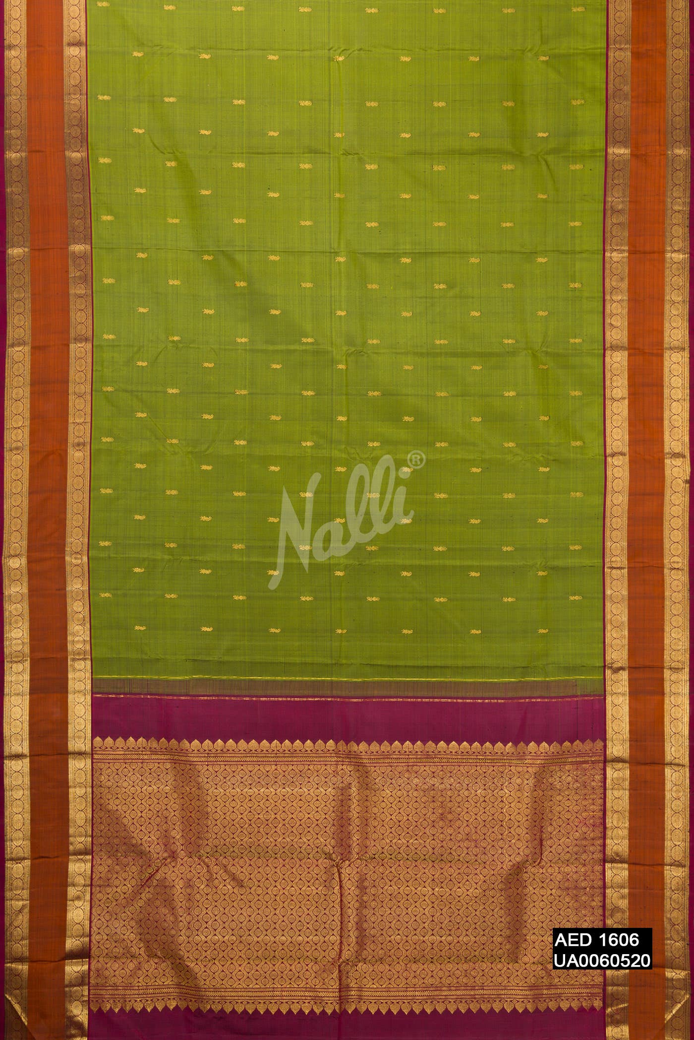 Green Kanchipuram Silk Saree