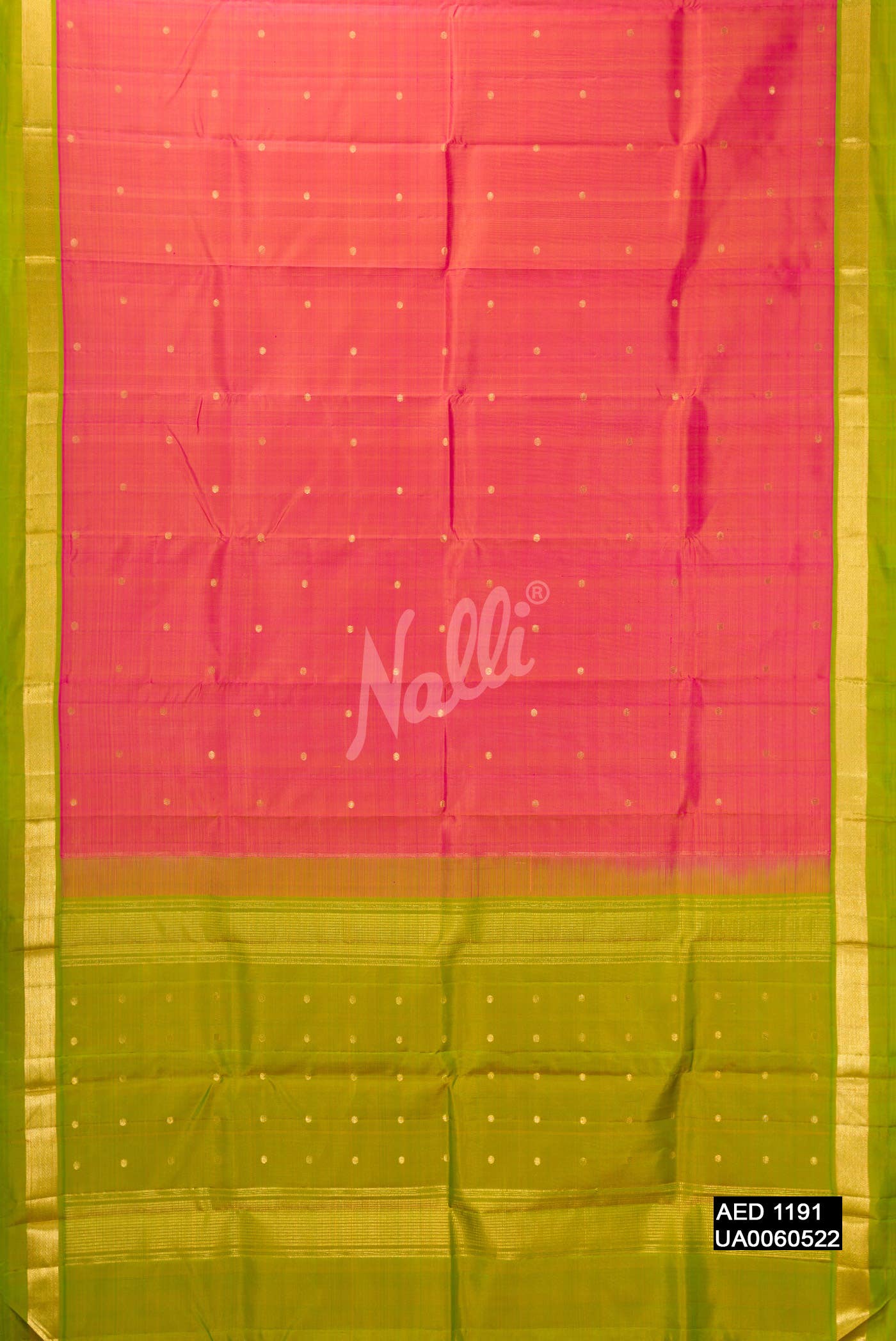 Pink Kanchipuram Silk Saree