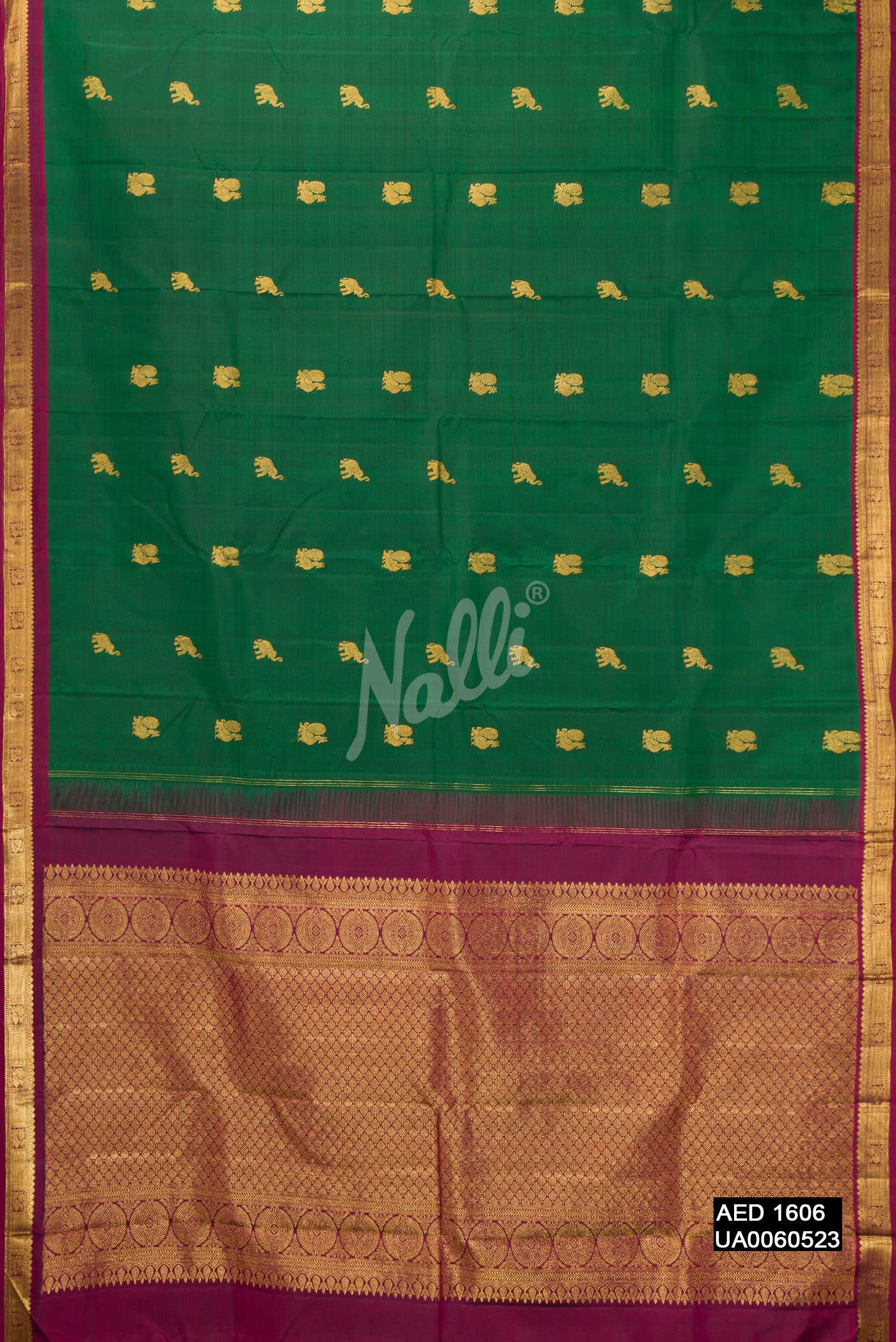 Green Kanchipuram Silk Saree