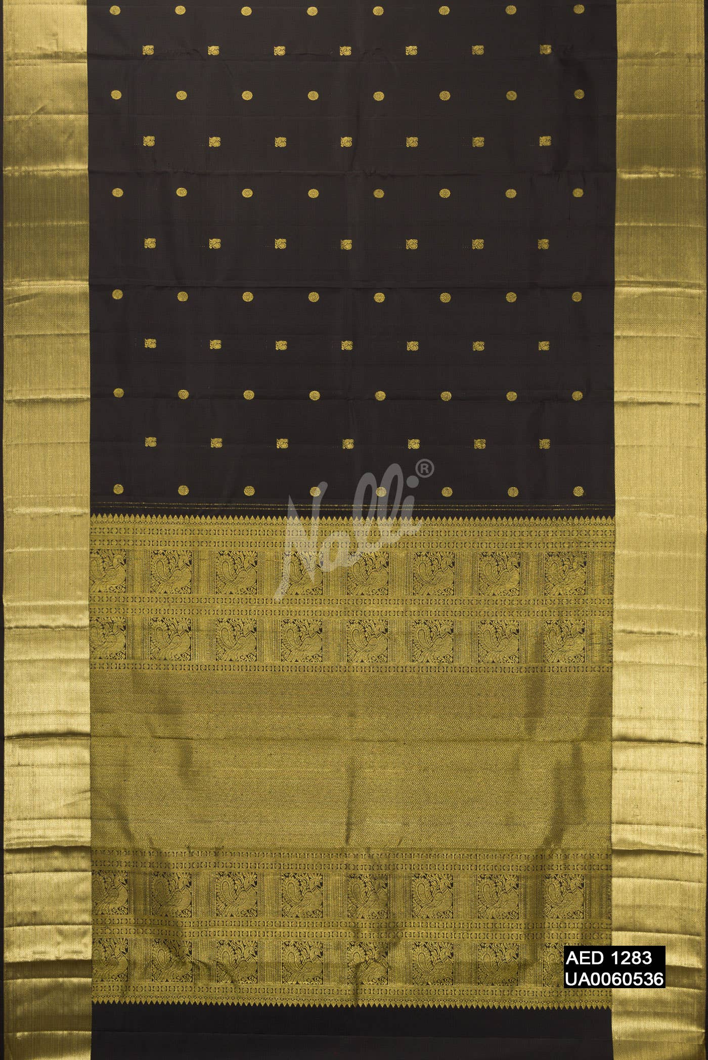 Coffee Brown Kanchipuram Silk Saree