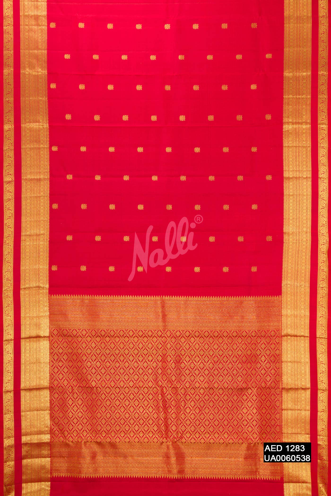 Red Kanchipuram Silk Saree