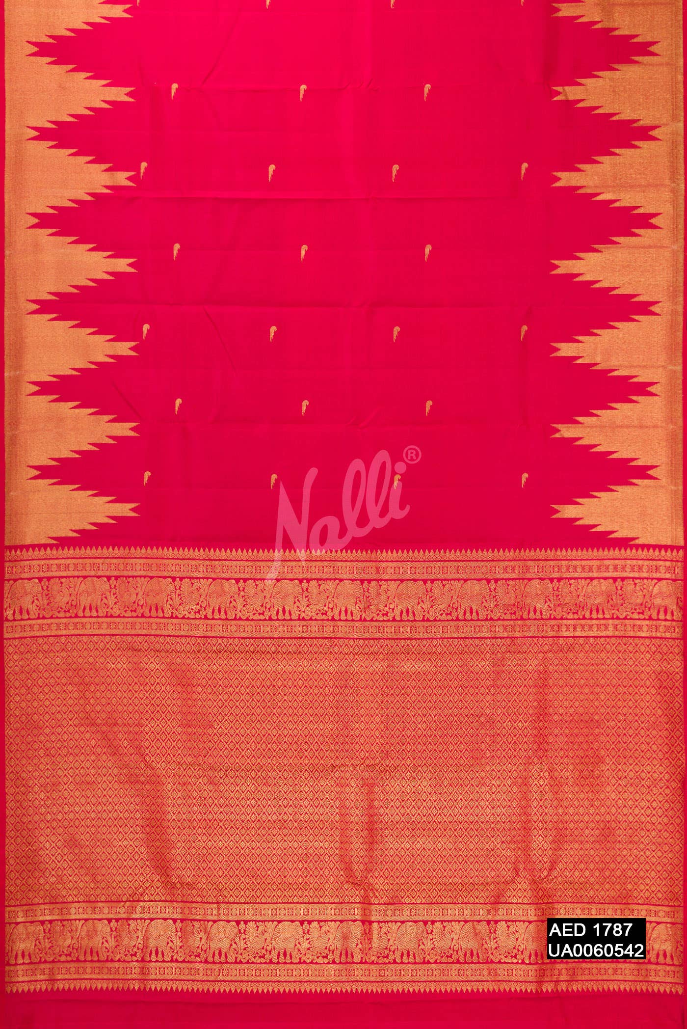 Red Kanchipuram Silk Saree