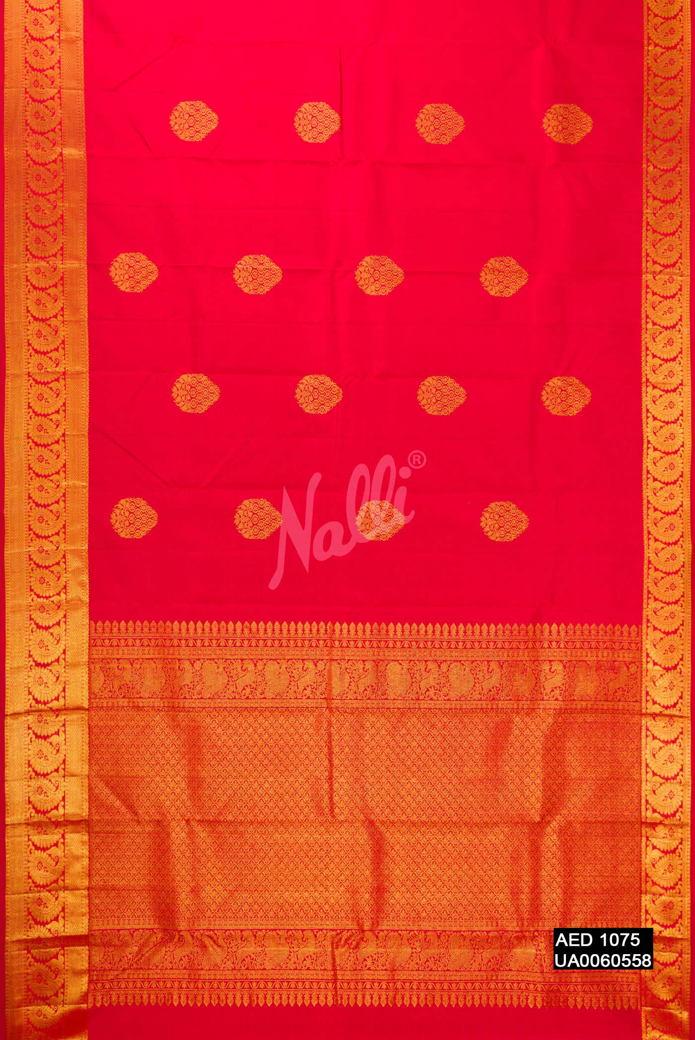 Red Kanchipuram Silk Saree