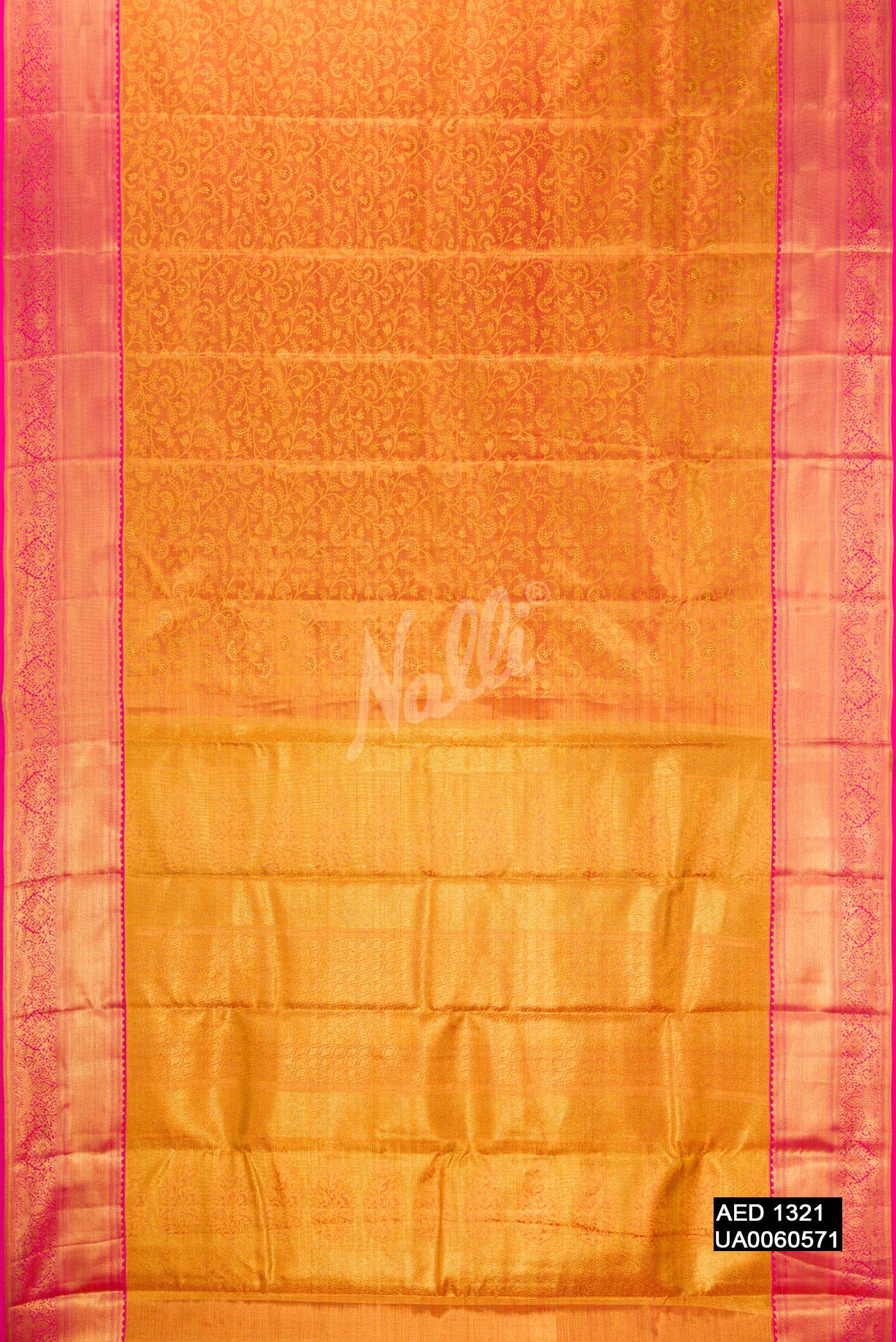 Pink Kanchipuram Tissue Silk Saree