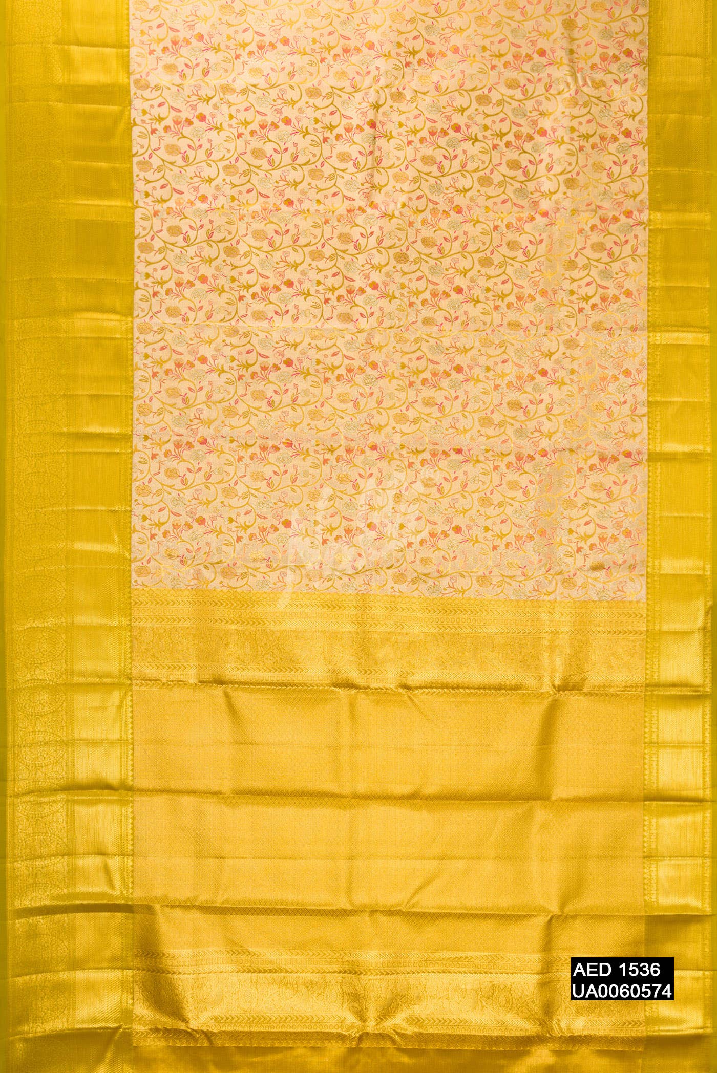 Gold Kanchipuram Tissue Silk Saree