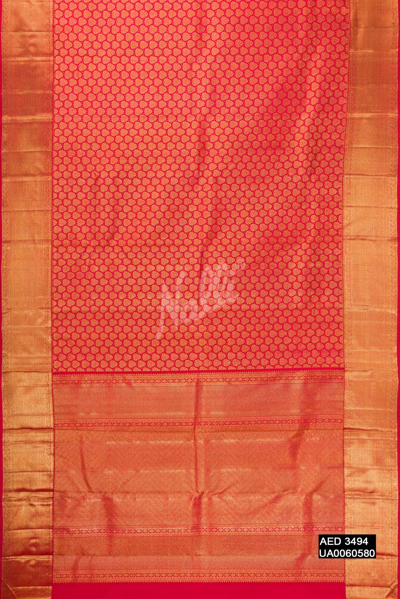 Red Kanchipuram Silk Saree