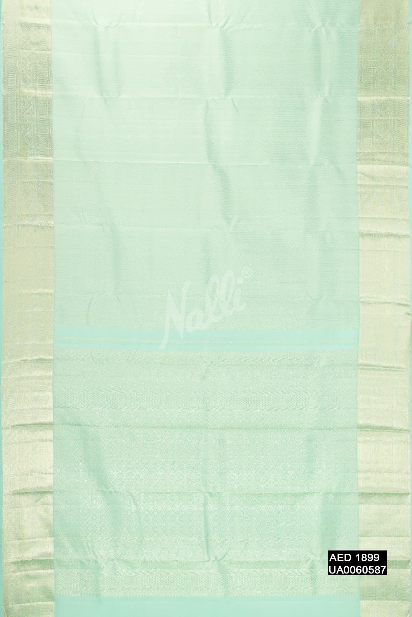 Pista Green Kanchipuram Silk Saree
