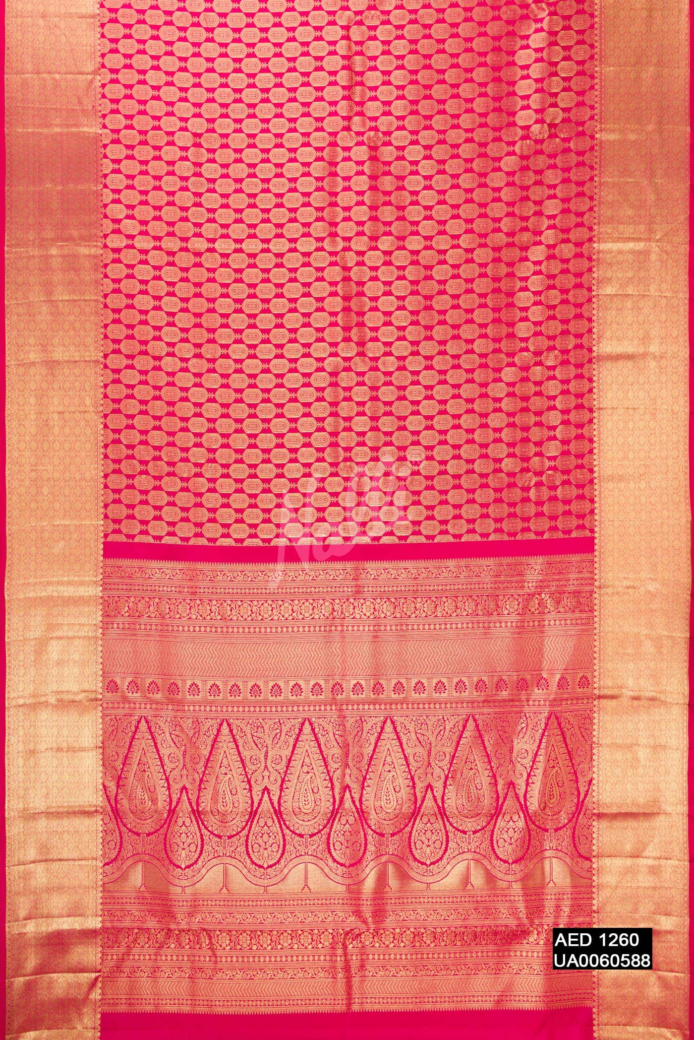 Pink Kanchipuram Silk Saree