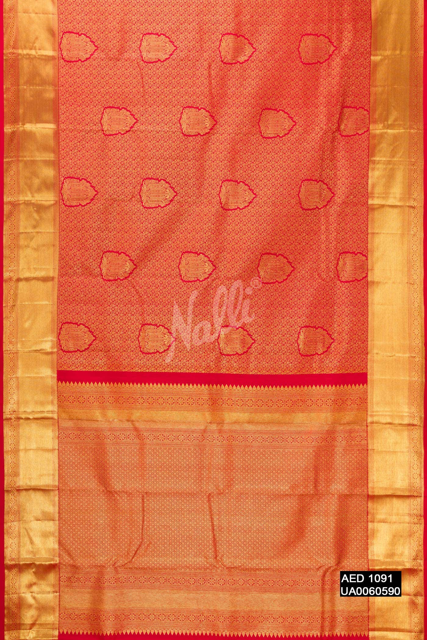 Red Kanchipuram Silk Saree