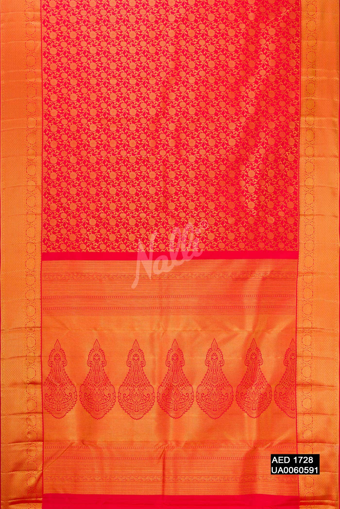 Red Kanchipuram Silk Saree