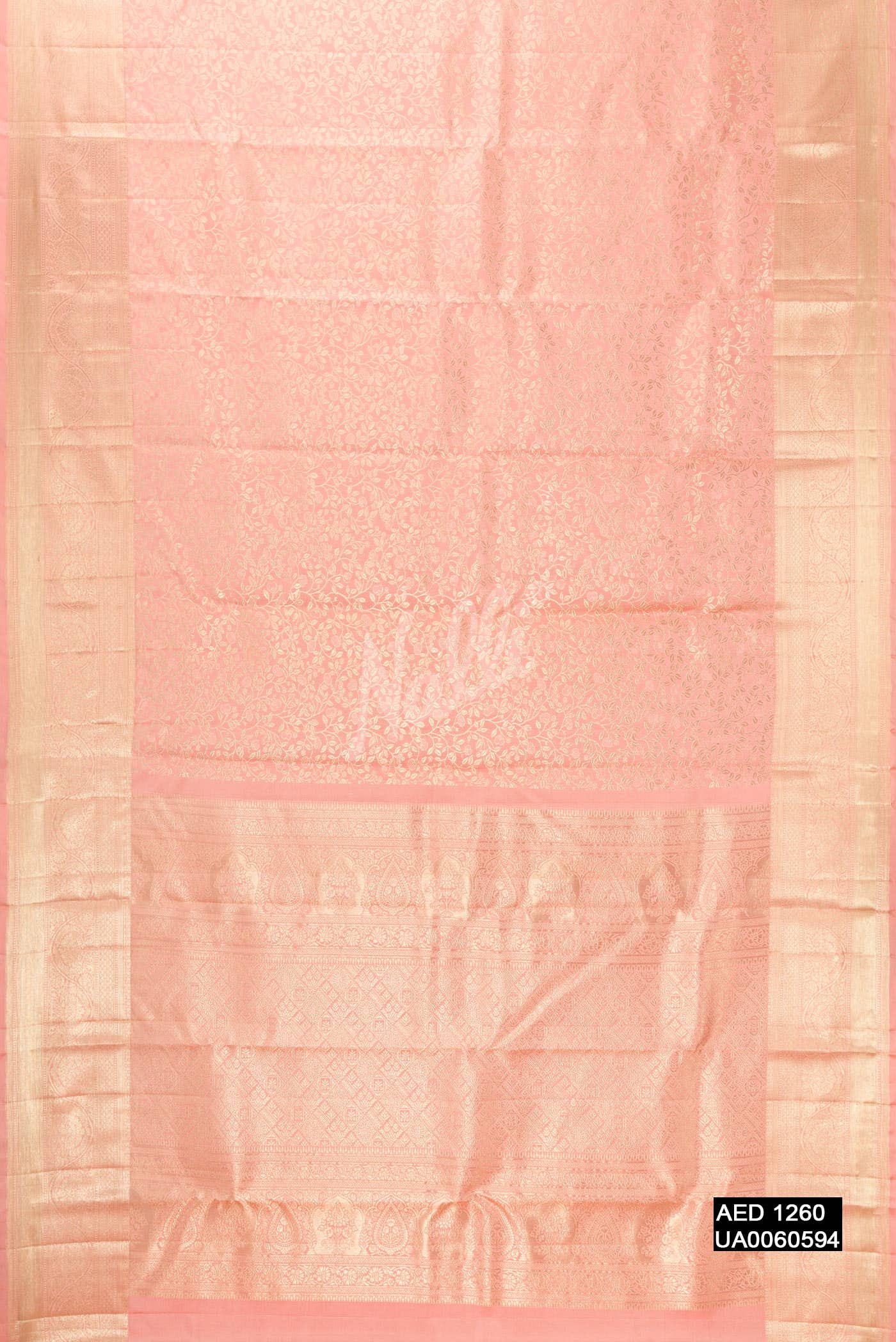 Pink Kanchipuram Silk Saree